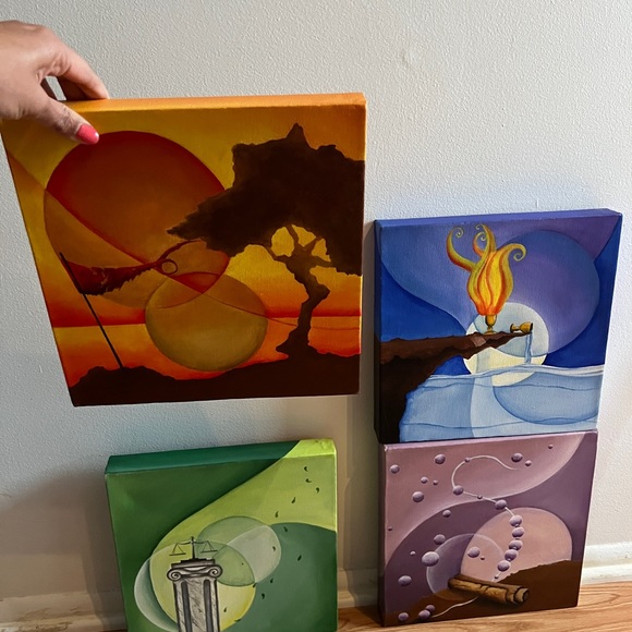 4 elements canvas - Picture 2 of 2